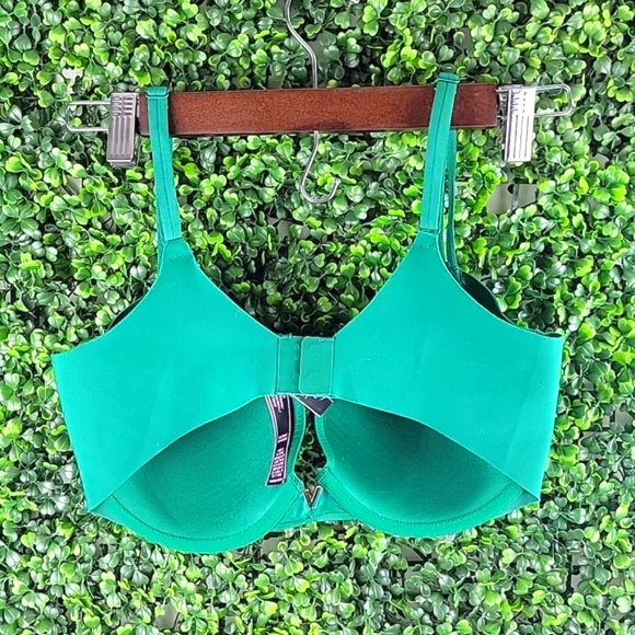 Victoria's Secret Womens Lined Padded Demi Bra Green Size 34DD - Picture 5 of 11
